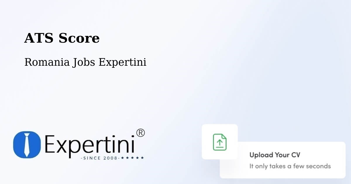 Resume ATS Score & Job Description Match Tool – Brazi - Romania Jobs Expertini